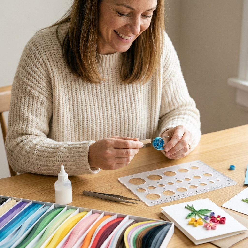Paper Quilling for Beginners: Tools and 10 Basic Shapes