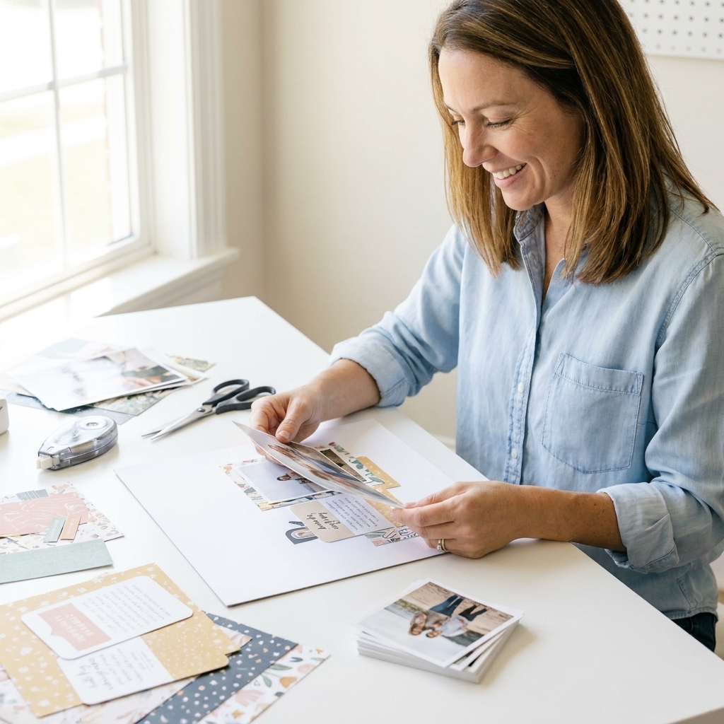 Hybrid Scrapbooking: Digital Meets Paper