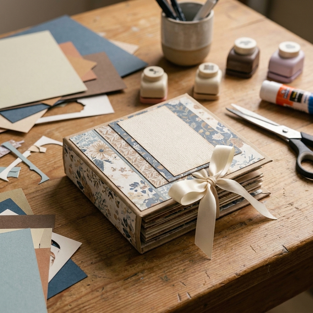 Interactive Mini Scrapbook Album Tutorial