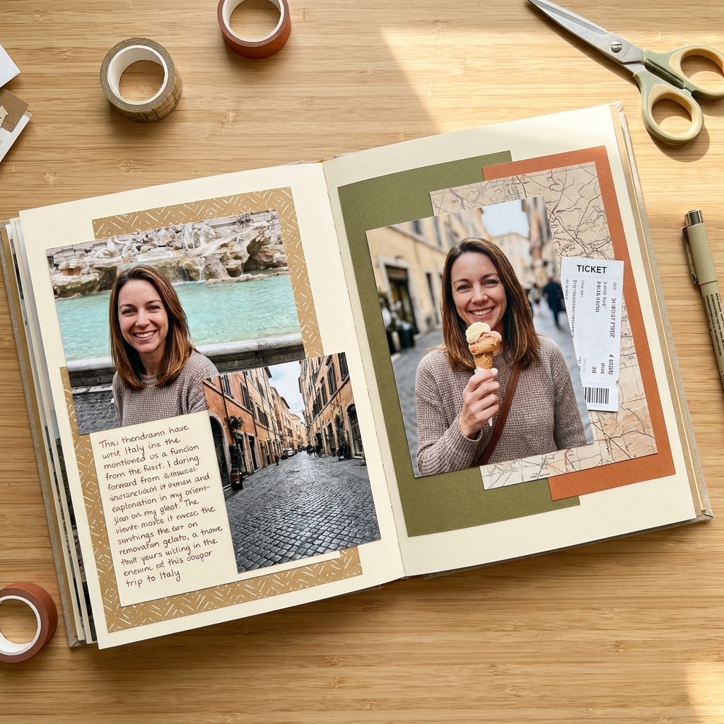 Cohesive Travel Scrapbook Album