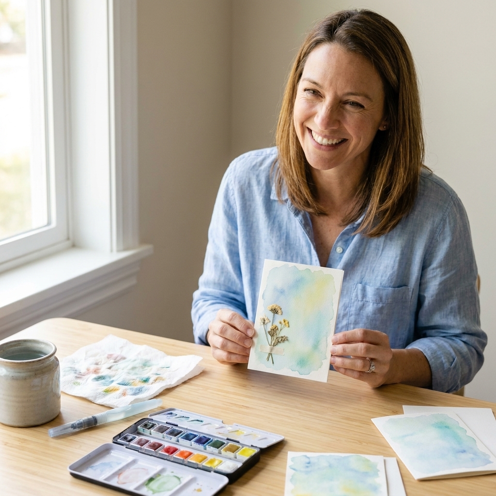 Watercolor Techniques for Card Makers